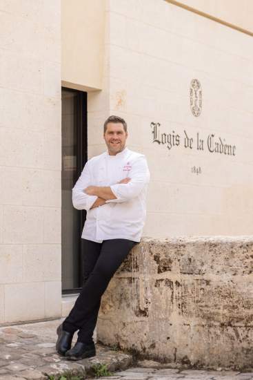 Restaurant Saint-Emilion · le chef et ses équipes · Logis de la Cadène